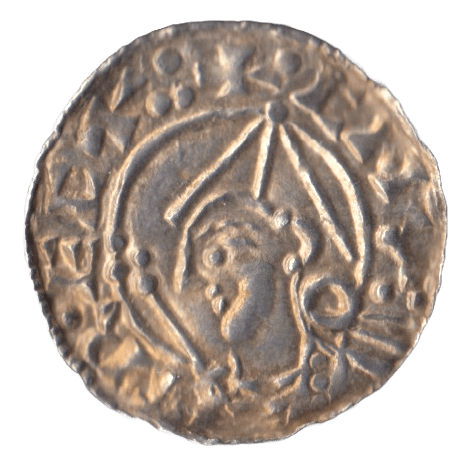 1016-1035 KING CNUT WOLFWINE OF LONDON SILVER PENNY - Hammered Coins - Cambridgeshire Coins