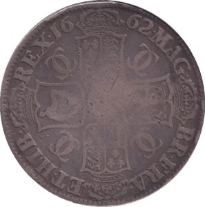 1662 CROWN ( FINE ) - Crown - Cambridgeshire Coins
