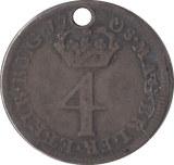 1708 MAUNDY FOURPENCE ( FAIR ) - MAUNDY FOURPENCE - Cambridgeshire Coins