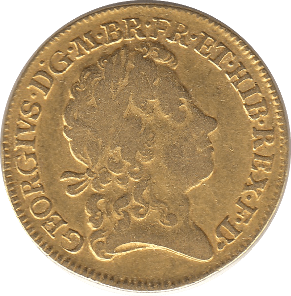 1717 GOLD ONE GUINEA ( VF ) SCARCE DATE Guineas Cambridgeshire