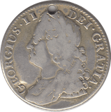 1743 SHILLING ( GF ) HOLED - Shilling - Cambridgeshire Coins