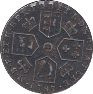 1787 SHILLING ( VF ) - Shilling - Cambridgeshire Coins