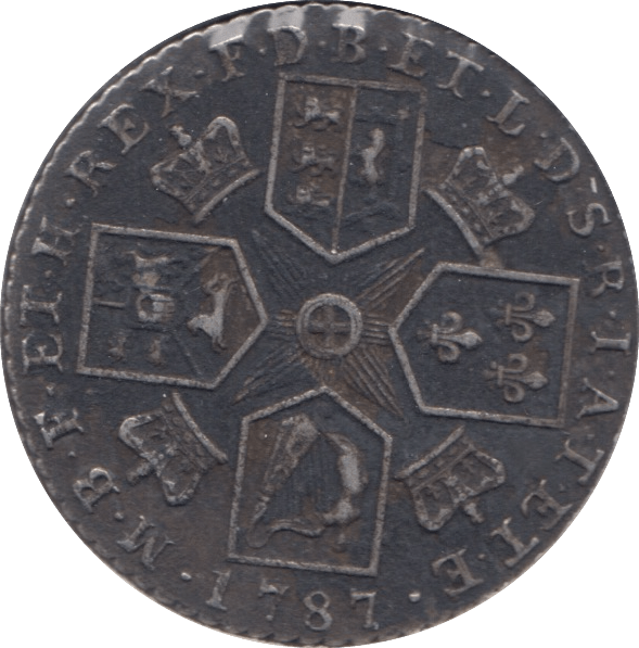 1787 SHILLING ( VF ) - Shilling - Cambridgeshire Coins