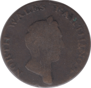1793 FARTHING TOKEN NORTH WALES - FARTHING TOKEN - Cambridgeshire Coins