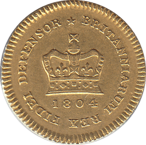 1804 GOLD THIRD GUINEA GEORGE III - Guineas - Cambridgeshire Coins