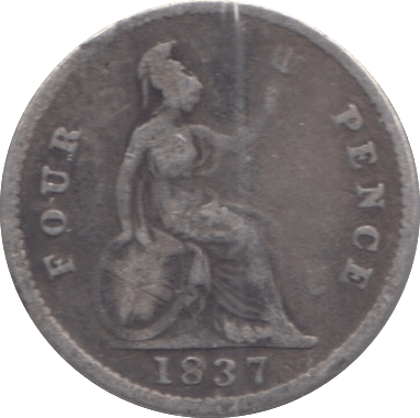1837 FOURPENCE ( NF ) - Fourpence - Cambridgeshire Coins