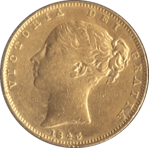 1843 GOLD SOVEREIGN ( VF ) - Sovereign - Cambridgeshire Coins