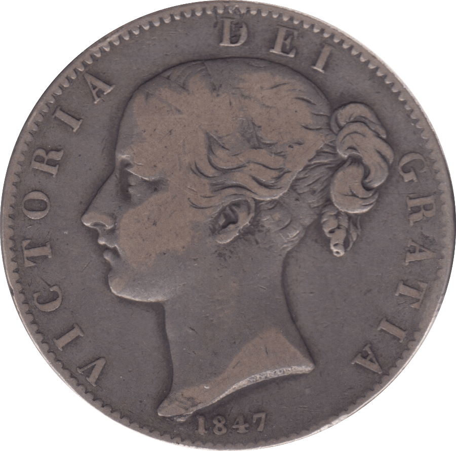 1847 CROWN ( GF ) - Crown - Cambridgeshire Coins