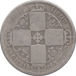 1874 FLORIN ( FAIR ) DIE 10 - FLORIN - Cambridgeshire Coins