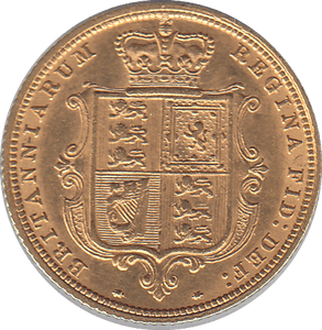 1885 GOLD HALF SOVEREIGN ( EF ) - Half Sovereign - Cambridgeshire Coins