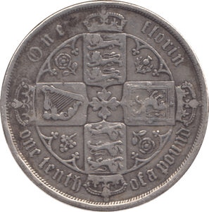 1886 FLORIN ( GF ) - FLORIN - Cambridgeshire Coins