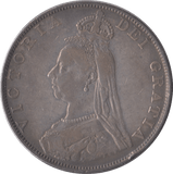 1887 DOUBLE FLORIN ( GVF ) - Double Florin - Cambridgeshire Coins