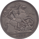 1898 CROWN ( GF ) - Crown - Cambridgeshire Coins