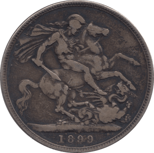 1899 CROWN ( GF ) LXIII - CROWN - Cambridgeshire Coins