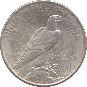 1923 PEACE DOLLAR USA PHILADELPHIA MINT - SILVER WORLD COINS - Cambridgeshire Coins