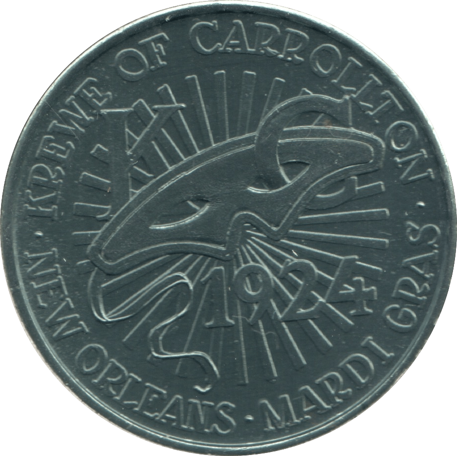 1970 NEW ORLEANS MARDI GRAS TOKEN OTHER TOKENS Cambridgeshire Coins ...