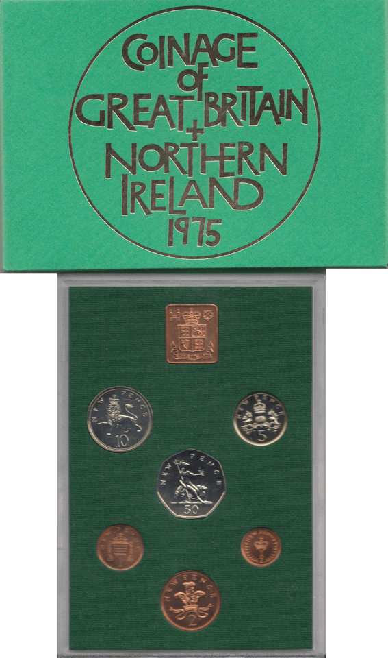 1975 ROYAL MINT PROOF SET - ROYAL MINT PROOF SET - Cambridgeshire Coins