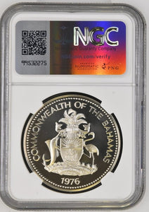 1976 SILVER $2 COMMONWEALTH OF BAHAMAS FLAMINGOS ( NGC ) PF 69 ULTRA CAMEO - NGC SILVER COINS - Cambridgeshire Coins