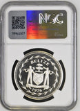 1976 SILVER $5 BELIZE KEEL BILLED TOUCAN ( NGC ) PF 69 ULTRA CAMEO - NGC SILVER COINS - Cambridgeshire Coins