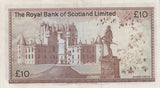 1977 TEN POUNDS BANK OF SCOTLAND REF SCOT-19 - SCOTTISH BANKNOTES - Cambridgeshire Coins