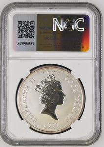 1997 $1 REVERSE SILVER PROOF COOK ISLAND PRINCESS DIANA ( NGC ) PF69 - NGC SILVER COINS - Cambridgeshire Coins