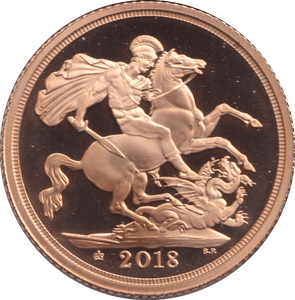 2018 GOLD SOVEREIGN ( PROOF ) - SOVEREIGN - Cambridgeshire Coins