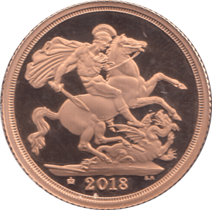 2018 GOLD SOVEREIGN ( PROOF ) - SOVEREIGN - Cambridgeshire Coins
