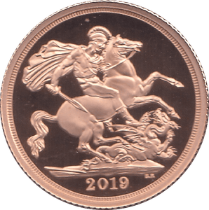 2019 GOLD SOVEREIGN ( PROOF ) - SOVEREIGN - Cambridgeshire Coins