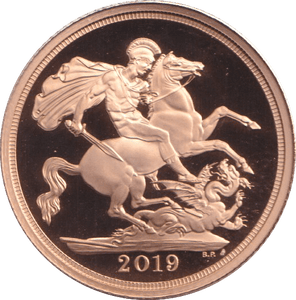 2019 GOLD SOVEREIGN ( PROOF ) - SOVEREIGN - Cambridgeshire Coins