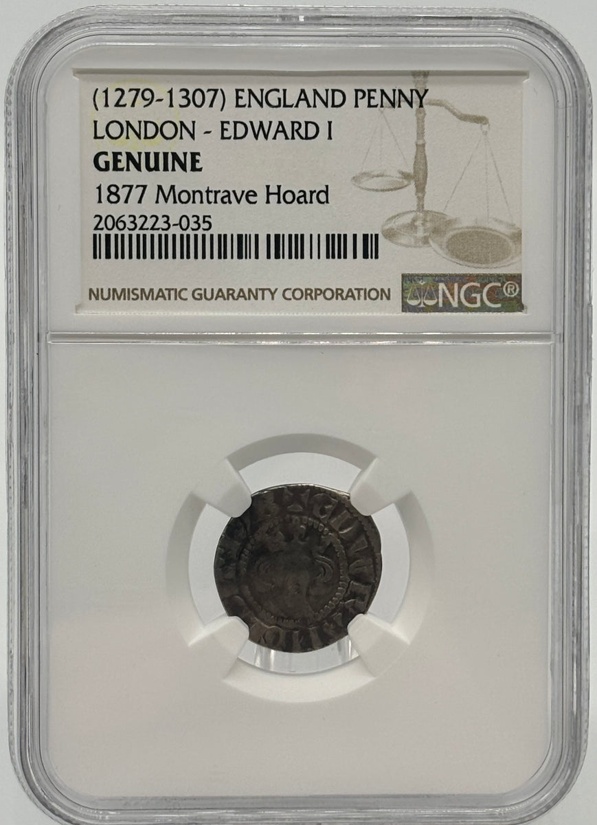 1279 - 1307 ENGLAND PENNY ( NGC ) NGC CERTIFIED COINS Cambridgeshire ...