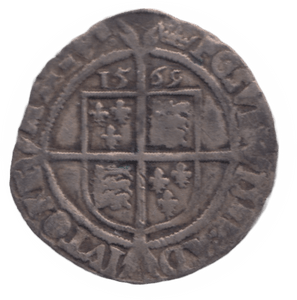 1569 ELIZABETH I SILVER SIXPENCE - Hammered Coins - Cambridgeshire Coins