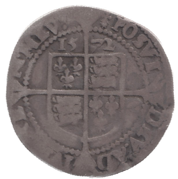 1572 SILVER SIXPENCE ELIZABETH 1ST - Hammered Coins - Cambridgeshire Coins