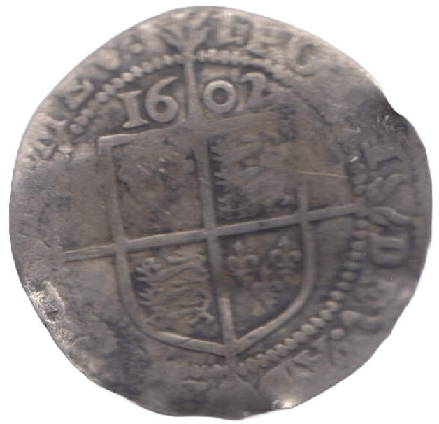 1602 SILVER SIXPENCE ELIZABETH 1ST - Hammered Coins - Cambridgeshire Coins