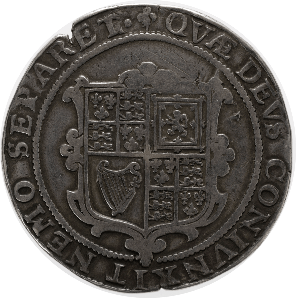 1604 1619 CROWN JAMES 1ST SECOND COINAGE QUAE DEVS CROWN Cambridgeshire Coins Cambridgeshire