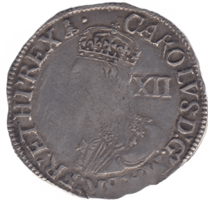 1634 SILVER SHILLING CHARLES 1ST - Cambridgeshire Coins