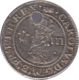 1638 SIXPENCE CHARLES 1ST ABERYSTWYTH - Hammered Coins - Cambridgeshire Coins