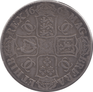 1663 CROWN ( GF ) NO ROSES NO STOPS - CROWN - Cambridgeshire Coins