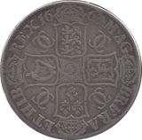1663 CROWN ( GF ) NO ROSES NO STOPS - CROWN - Cambridgeshire Coins