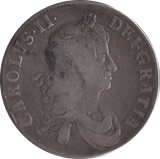 1668 CROWN ( FINE ) - Crown - Cambridgeshire Coins