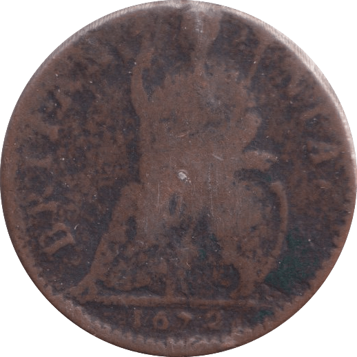 1672 FARTHING ( FAIR ) - Farthing - Cambridgeshire Coins