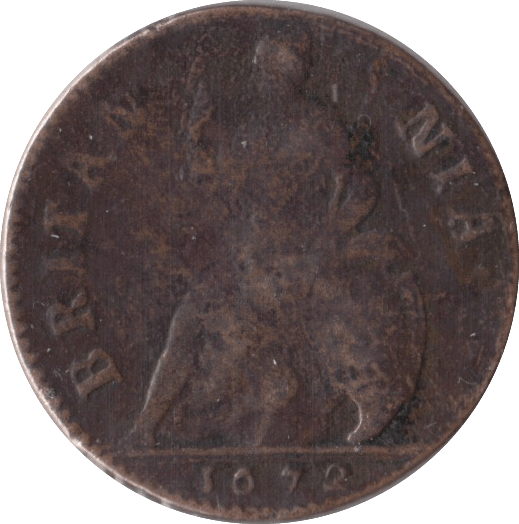1672 FARTHING ( GF ) - Farthing - Cambridgeshire Coins