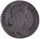1673 CROWN CHARLES II ( EF ) QUINTO - Crown - Cambridgeshire Coins