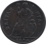 1674 FARTHING ( EF ) - Farthing - Cambridgeshire Coins