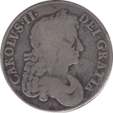 1676 CROWN ( FINE ) CHARLES II - Crown - Cambridgeshire Coins