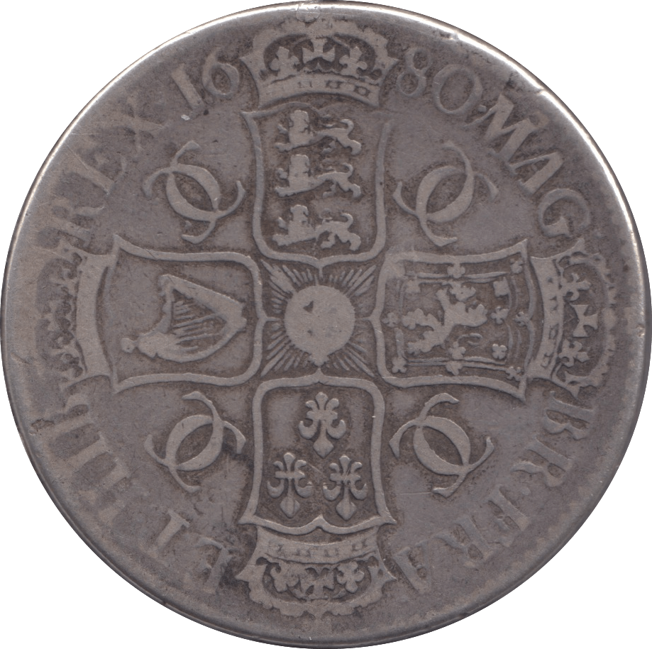 1680 CROWN ( GF ) SECUNDO - CROWN - Cambridgeshire Coins