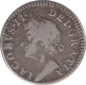 1686 MAUNDY FOURPENCE ( FINE ) - Maundy Coins - Cambridgeshire Coins