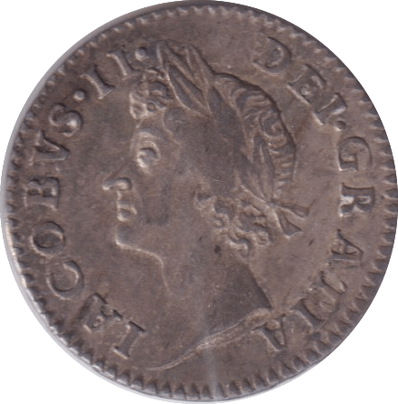 1687 MAUNDY FOURPENCE ( GF ) - Maundy Coins - Cambridgeshire Coins