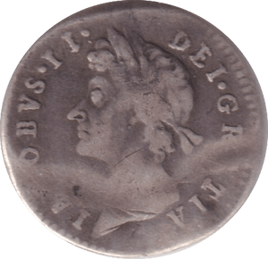 1687 MAUNDY THREEPENCE ( FINE ) - Maundy Coins - Cambridgeshire Coins