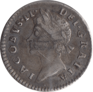1687 MAUNDY THREEPENCE ( FINE ) - MAUNDY THREEPENCE - Cambridgeshire Coins