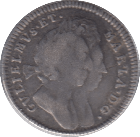 1692 MAUNDY FOURPENCE ( FINE ) - Maundy Coins - Cambridgeshire Coins